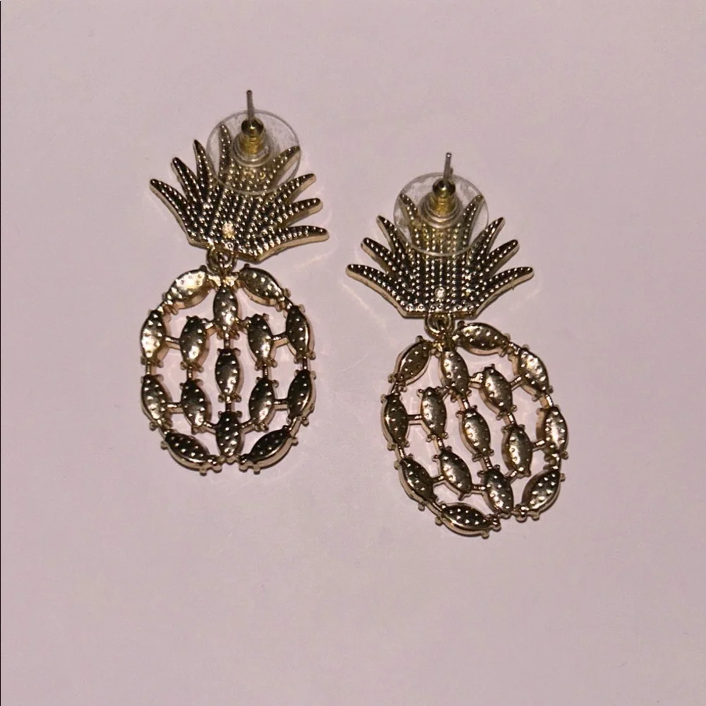 Colorful Pineapple Earrings - Picture 2 of 2